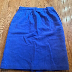 Suburban Petites women’s‎ Light purple vintage wool blend midi skirt size 12 USA